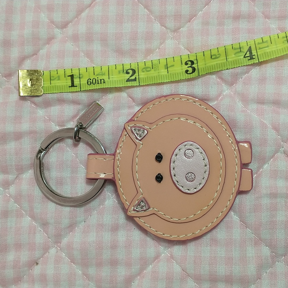 Coach Pig Keychain / Bag Charm - Picture 3 of 3